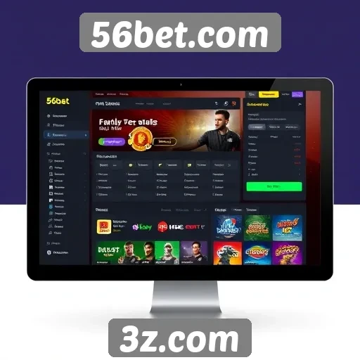 Avaliação da interface do usuário no 56bet.com